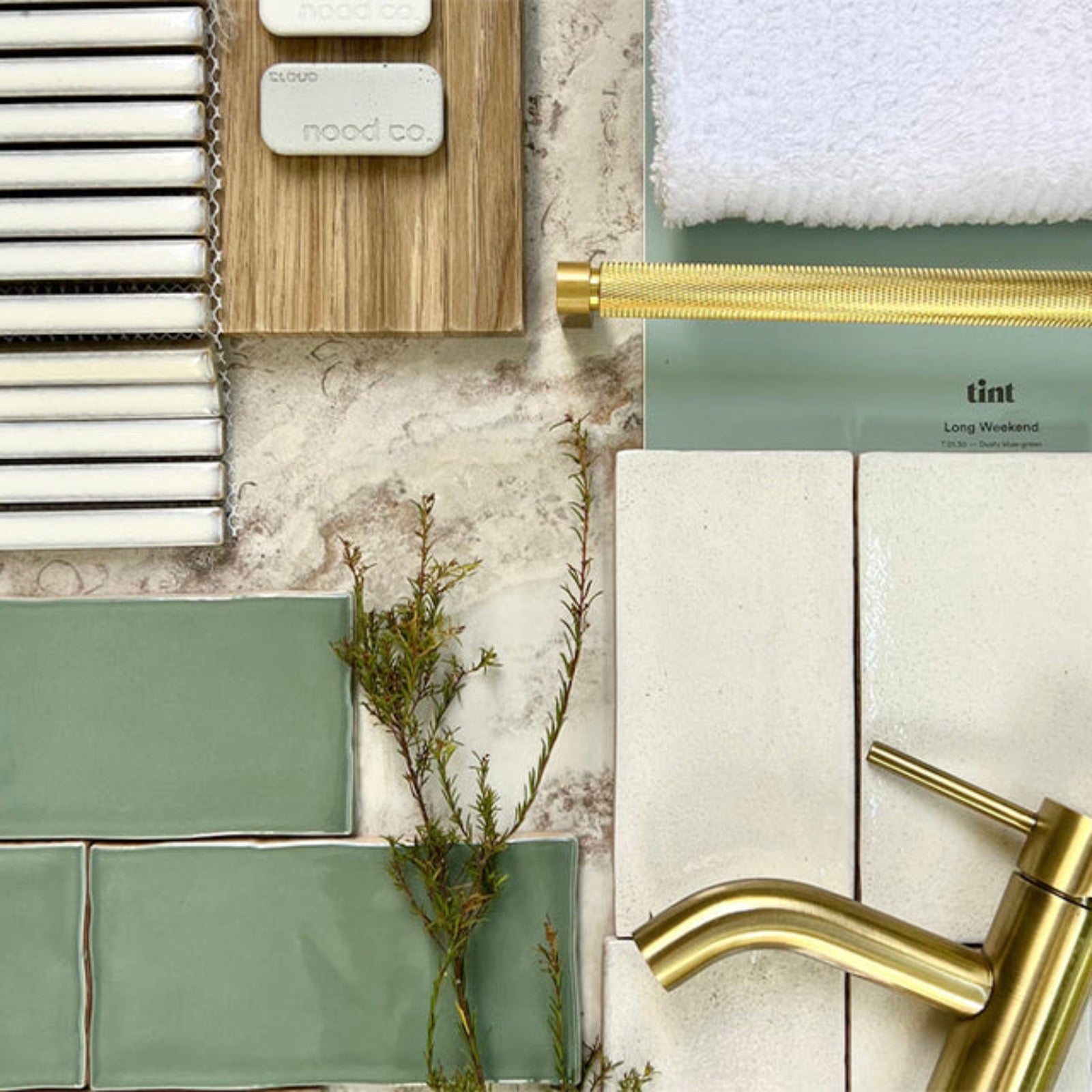 Sample Pack White Dianna Hand Made Subway Tile 75 x 150 x 9mm Spanish Ceramic | The Blue Space