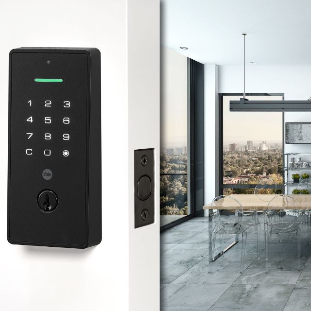 Yale Libi Digital Deadbolt Keyed Matte Black