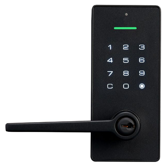 Yale Libi Digital Lever Keyed Matte Black