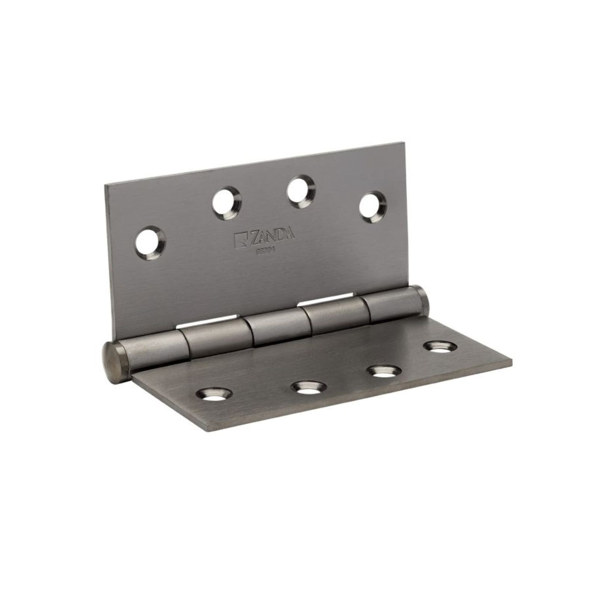 Zanda Butt Hinge Fixed Pin 100 x 100 x 2.5mm Graphite Nickel 5910.GN - The Blue Space