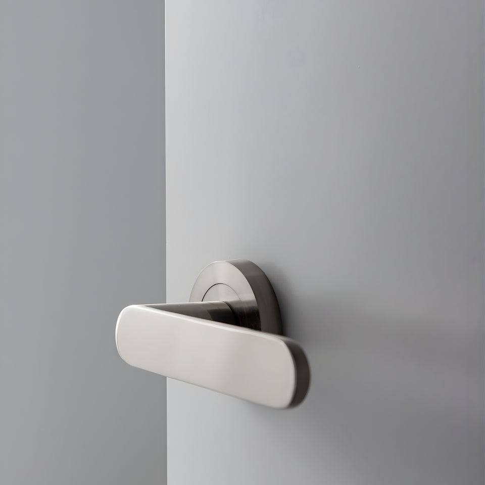 Zanda Duke Dummy Door Handle Set Brushed Nickel