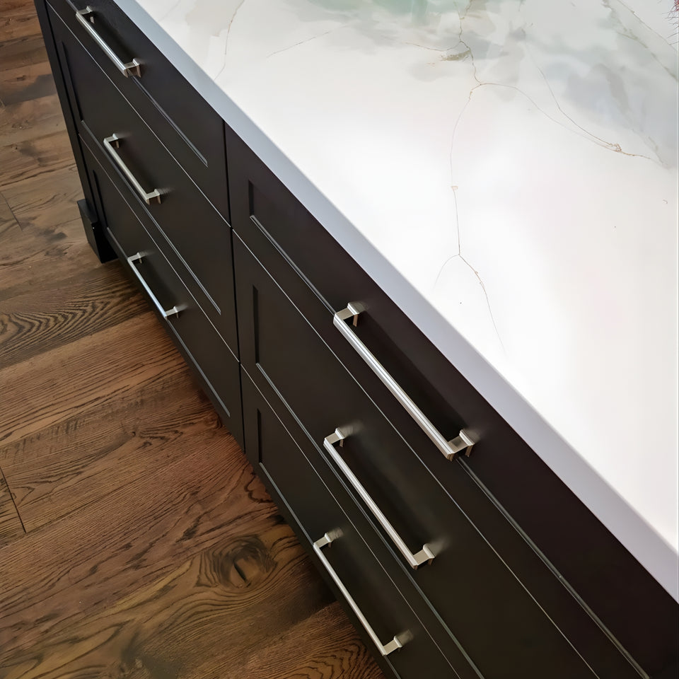 Zanda Manhattan Brushed Nickel Cabinet Handle