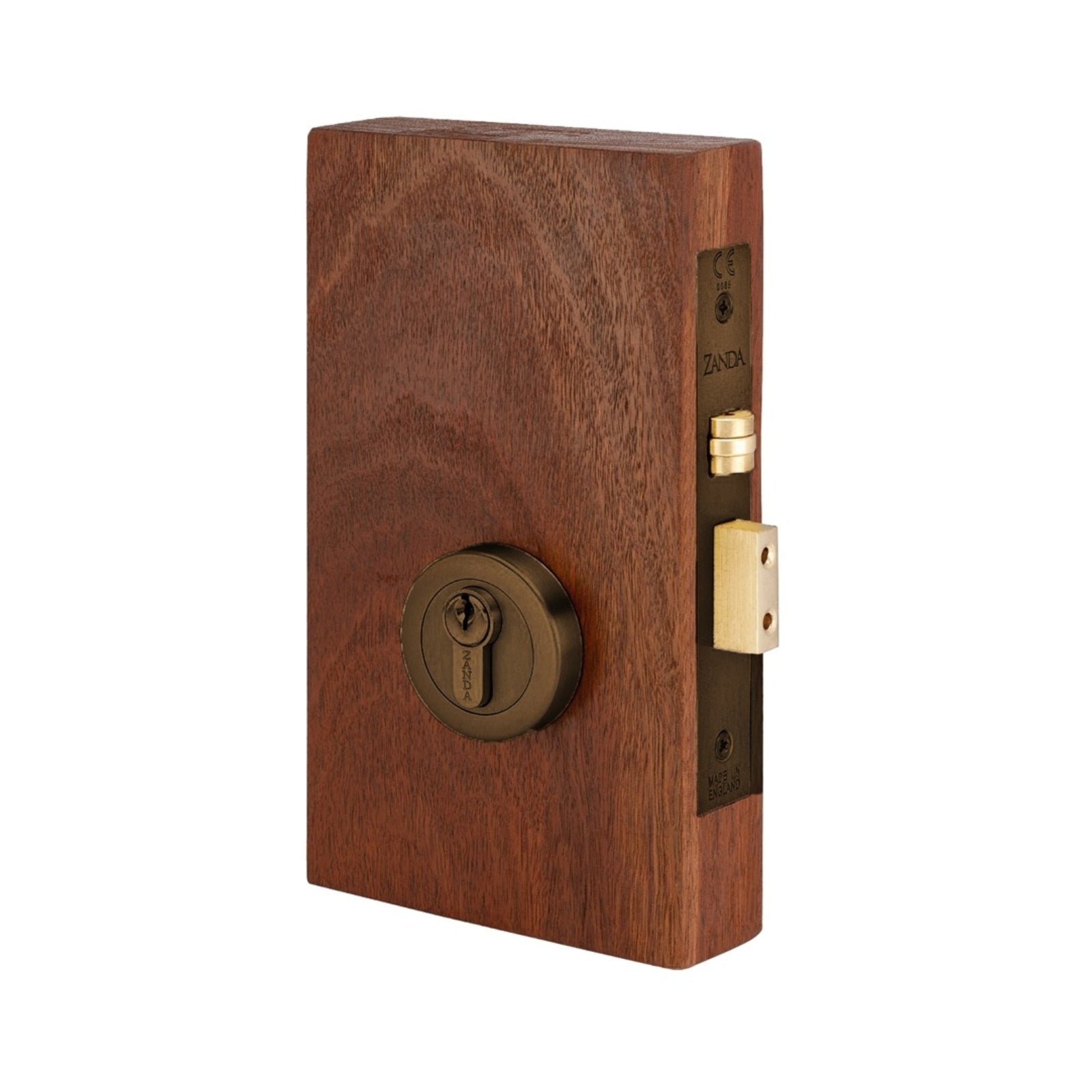 Zanda Round Pull Handle Lock Kit Double Cylinder Key/Key Ember Bronze 1149.EB - The Blue Space