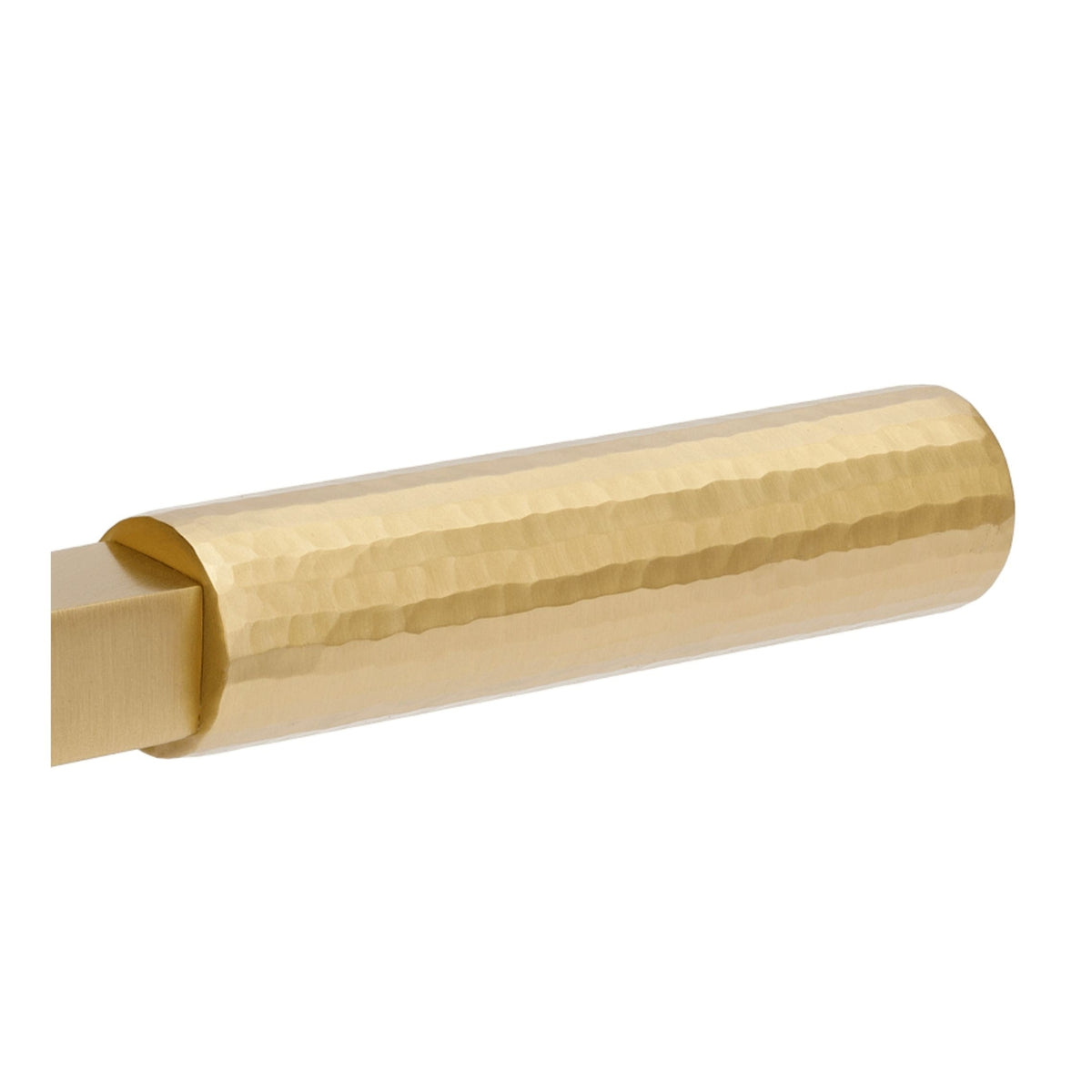 Zanda Zurich Hammered 60mm Key/Turn Entrance Lever Set Satin Brass 9335.E2.SB - The Blue Space