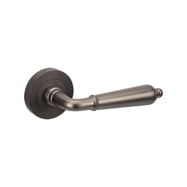 Zanda Oxford Privacy Door Handle Set Graphite Nickel