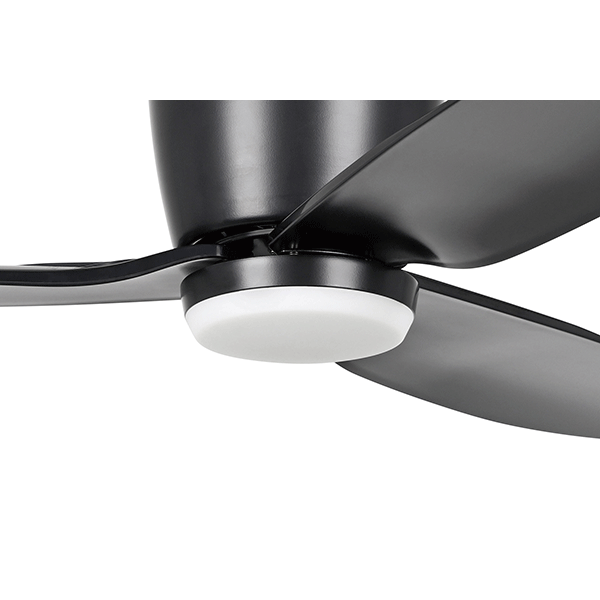 Eglo Seacliff 44in 112cm DC Ceiling Fan with 15W LED CCT Light - Black