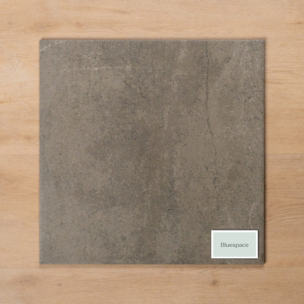 Burleigh Grey Matt Cushioned Edge Porcelain Tile 450x450mm - The Blue Space