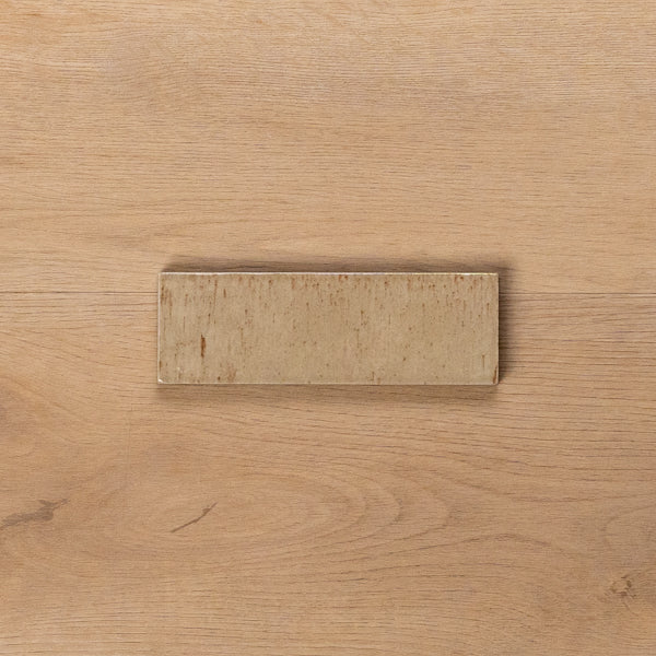 Sicily Beige Gloss Bejmat Cushioned Edge Porcelain Tile 50x150mm