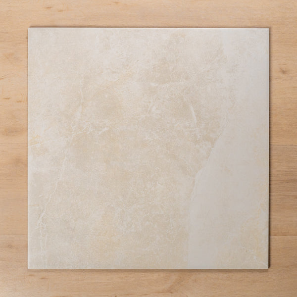 Avalon White Matt P2 Porcelain Tile 600x600mm - The Blue Space