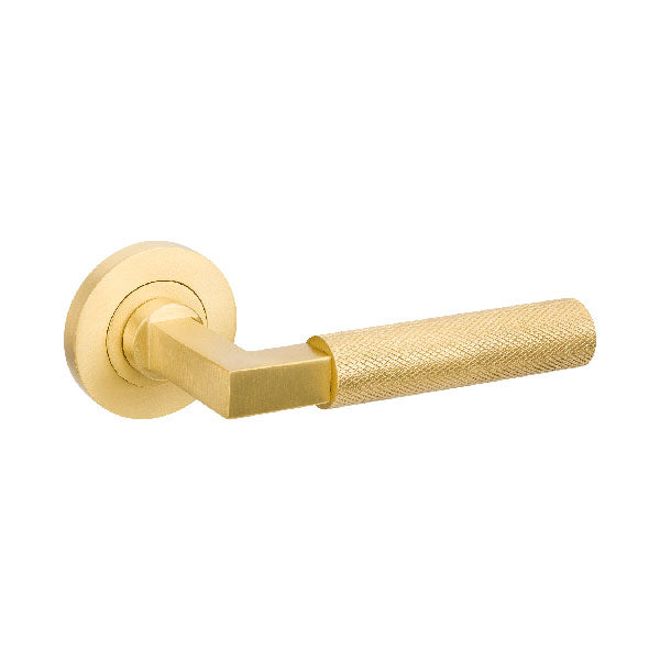 Zanda Zurich Dummy Door Handle Set Satin Brass