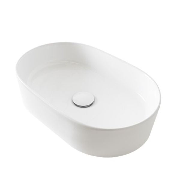 ADP Patty Above Counter Basin to suit ensuite sized vanities. Plug and waste sold separately - The Blue Space