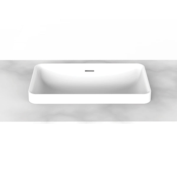 ADP Zeya 580 x 345 Solid Surface Basin White