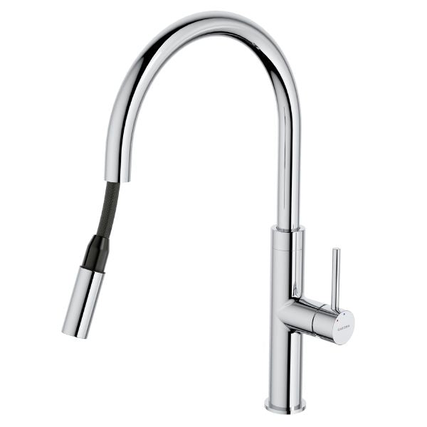 Liano II Pull Down Sink Mixer in Chrome by Caroma - The Blue Space