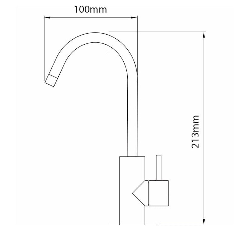 Oliveri Satellite Filter System w/ Round Gooseneck Tap Chrome