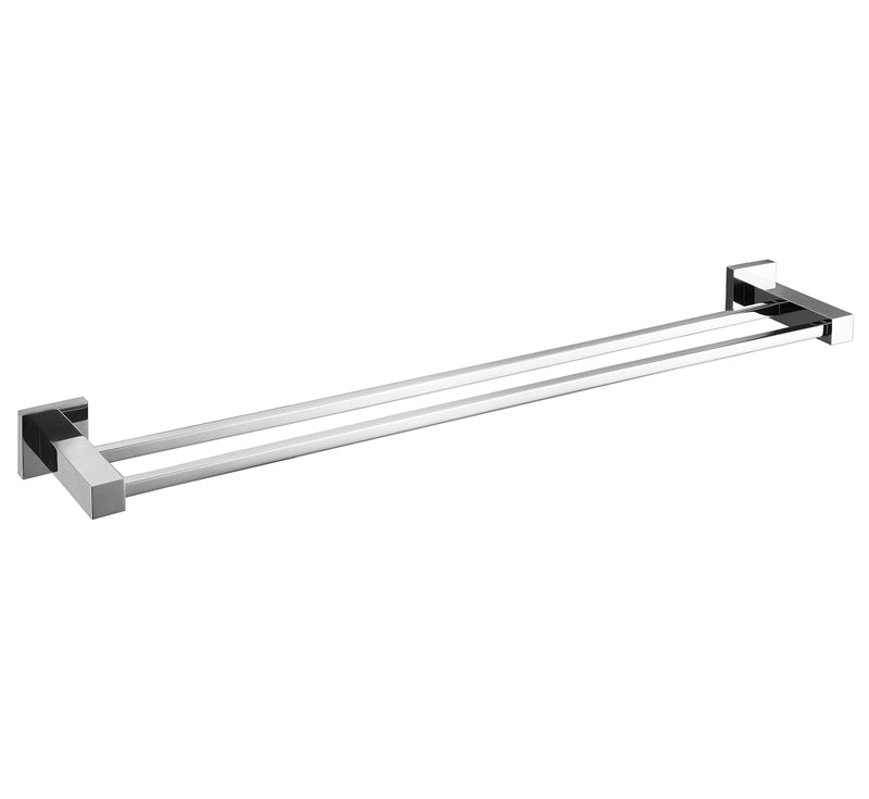 Luxe Double Towel Rail Chrome