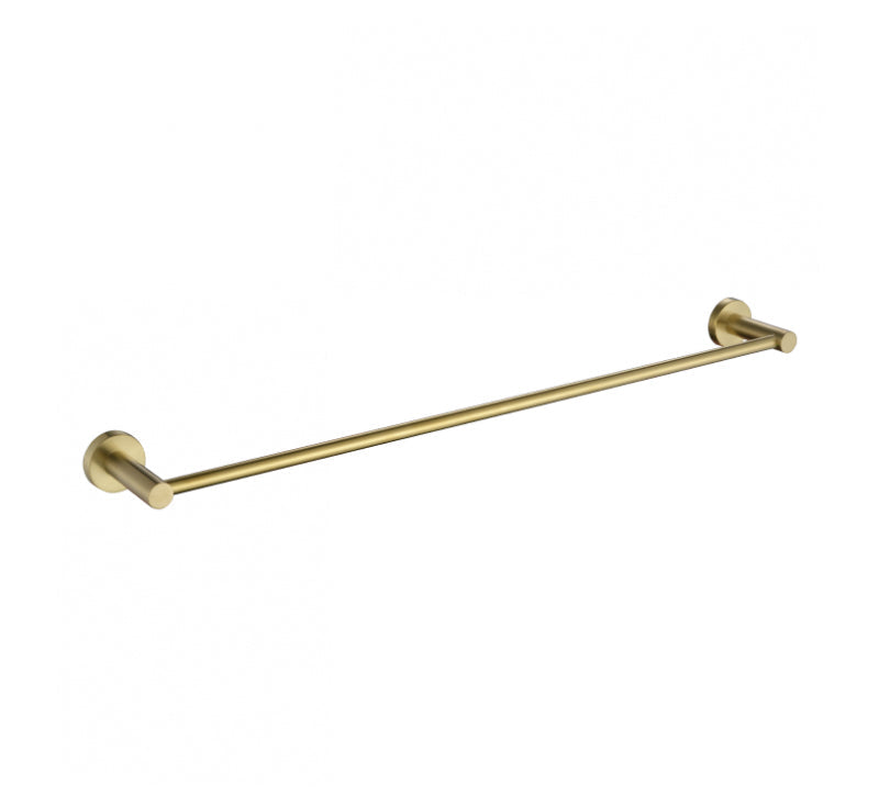 Mirage Single Towel Rail Brushed Bronze