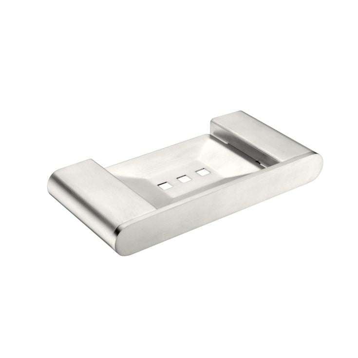 Nero Bianca Soap Dish Holder Brushed Nickel