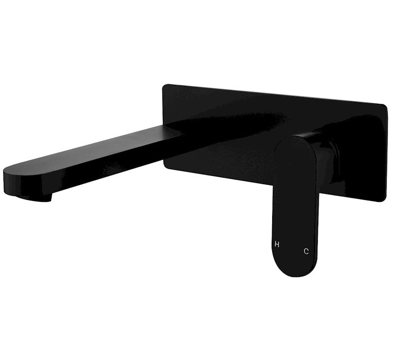 Eva Mini Wall Bath/Basin Mixer Matte Black