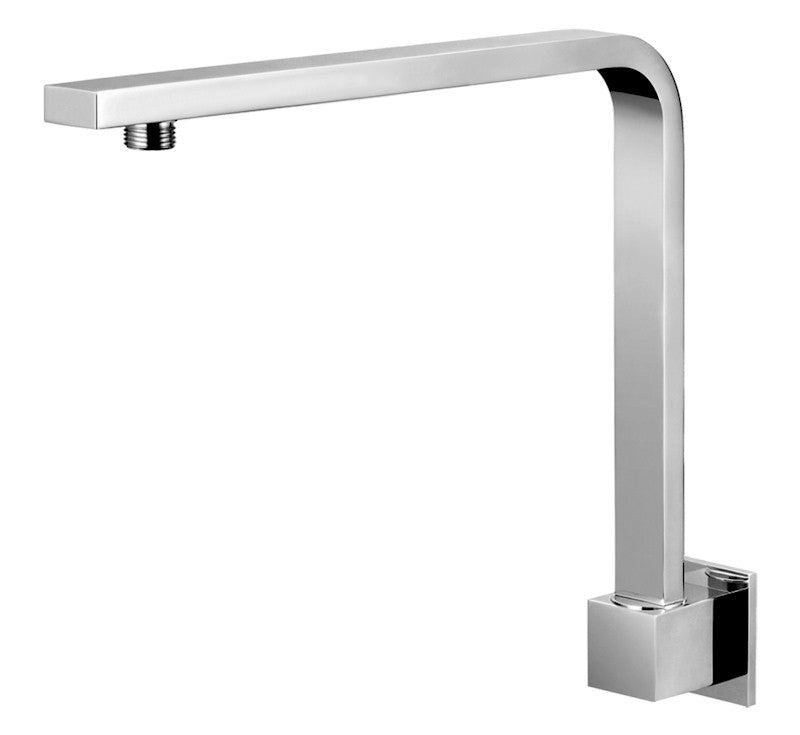 Chao High Rise Shower Arm Square 350mm Chrome