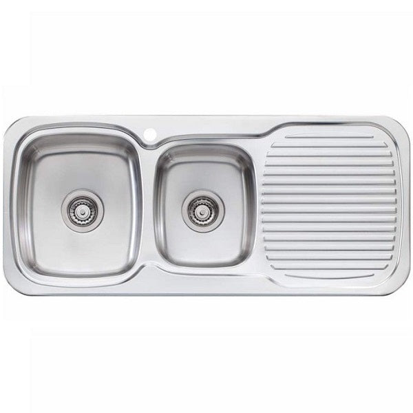 Oliveri LakeLand 1 & 3/4 bowl topmount sink L/H drainer 1TH - The Blue Space