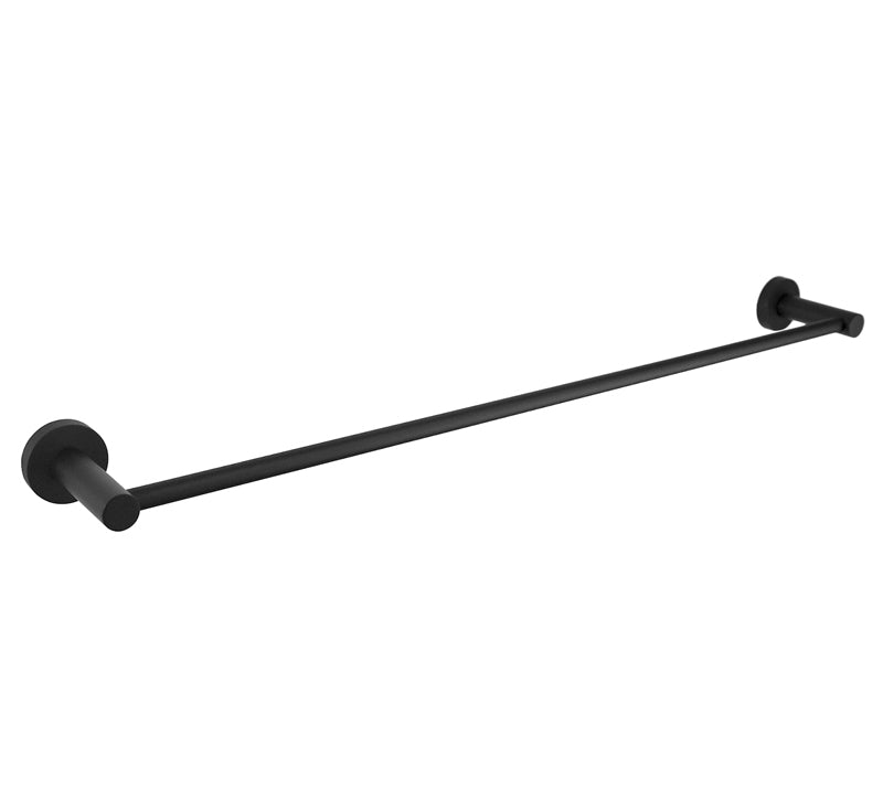 Mirage Single Towel Rail Matte Black