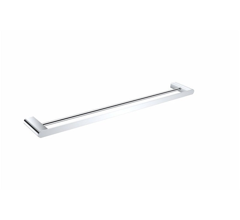 Nero Bianca Double Towel Rail 800mm Chrome