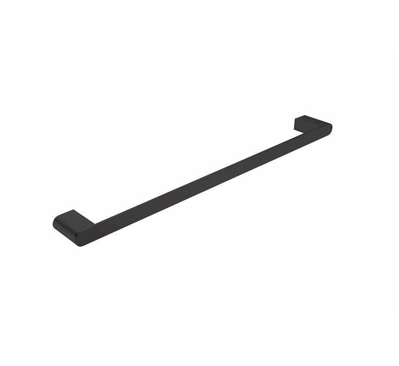 Nero Bianca Single Towel Rail 600mm Matte Black