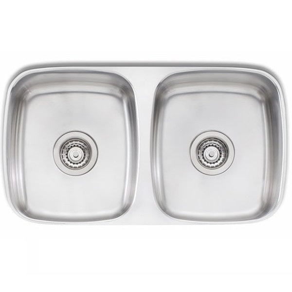 Oliveri Endeavour double bowl undermount sink