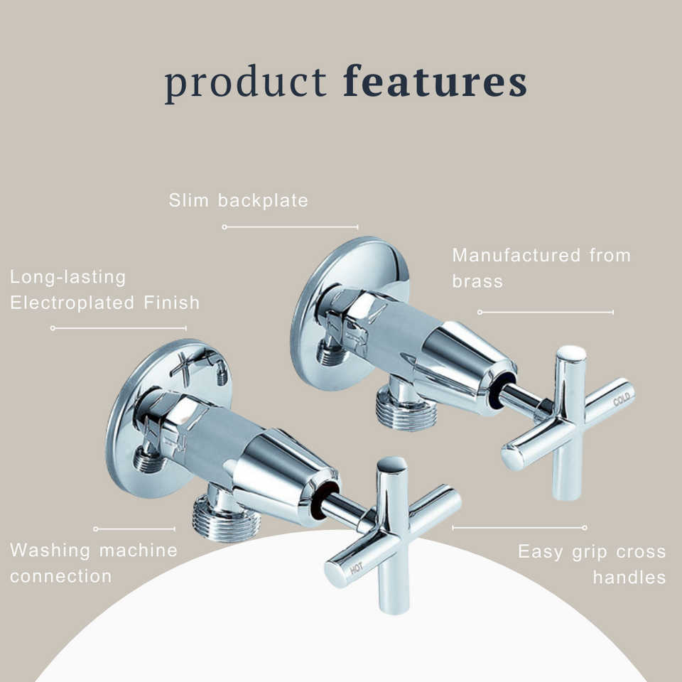 Indigo Elite X Washing Machine Set Chrome