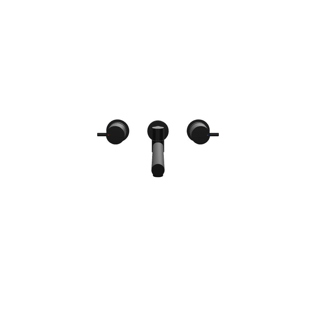Caroma Luna Lever Laundry Tap Set Black 3D Model - The Blue Space