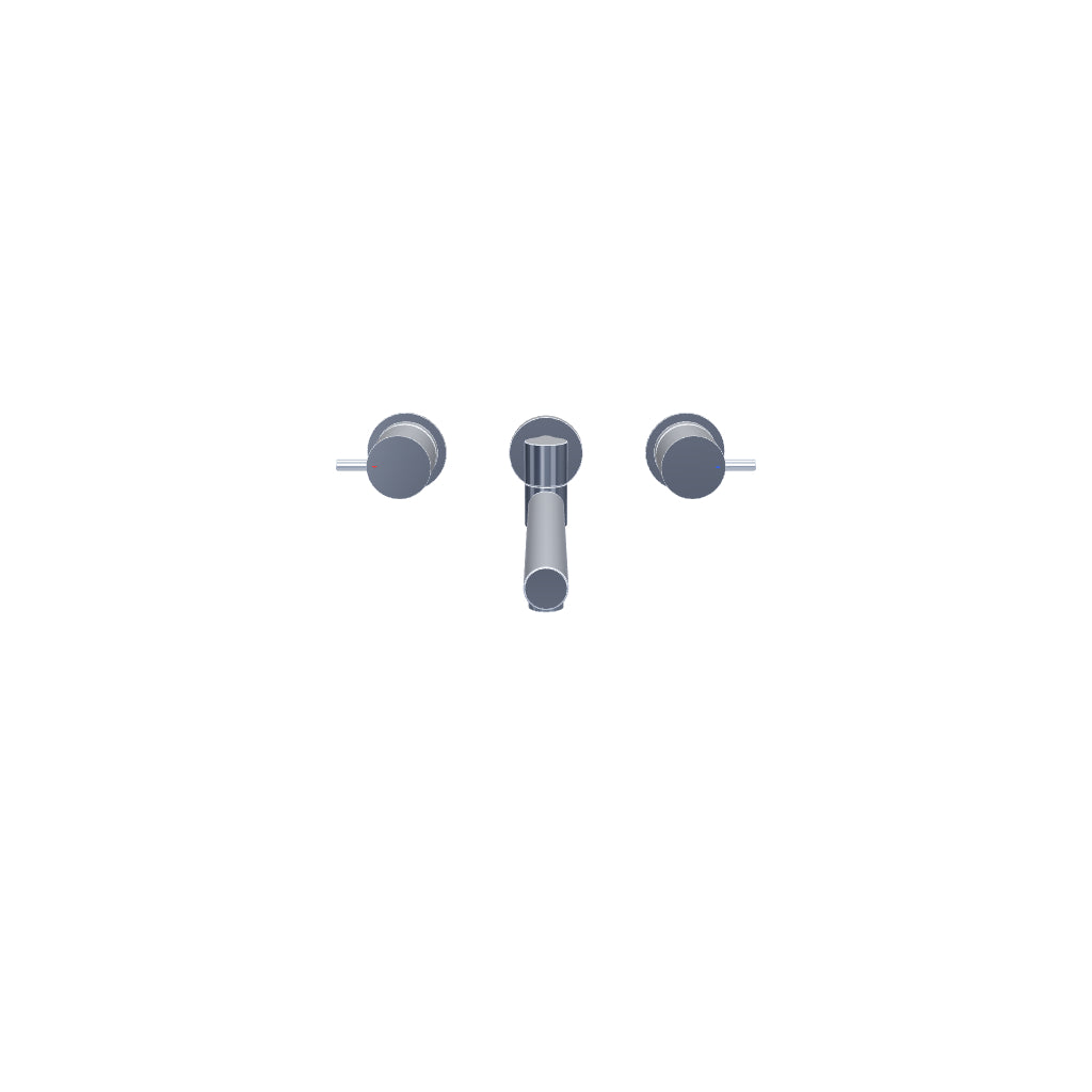 Caroma Luna Lever Laundry Tap Set Chrome 3D Model - The Blue Space