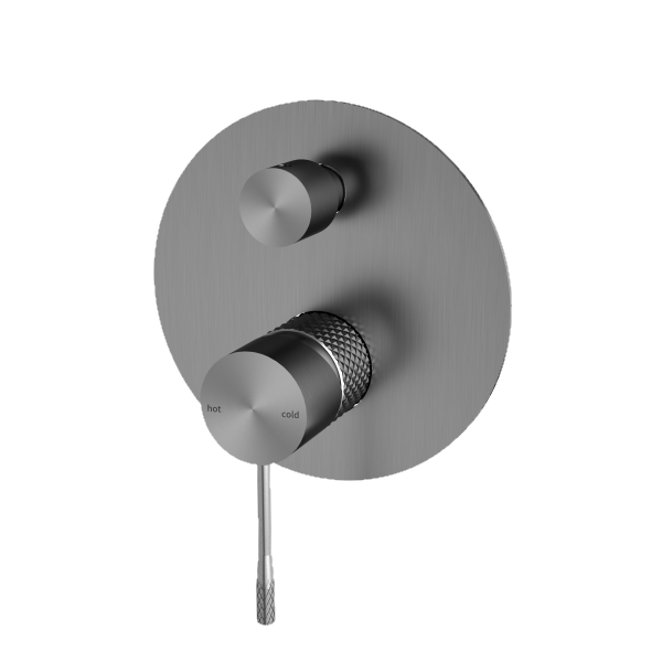 Opal Shower Mixer With Divertor Graphite