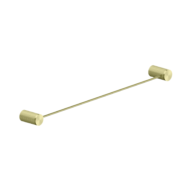 Nero Opal Single Towel Rail 600mm Brushed Gold