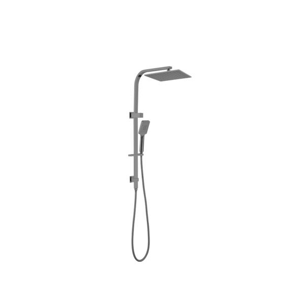 Nero Celia/Bianca Shower Set Square Head Gun Metal
