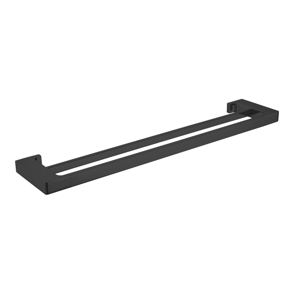 Nero Pearl/Vitra Double Towel Rail Matte Black
