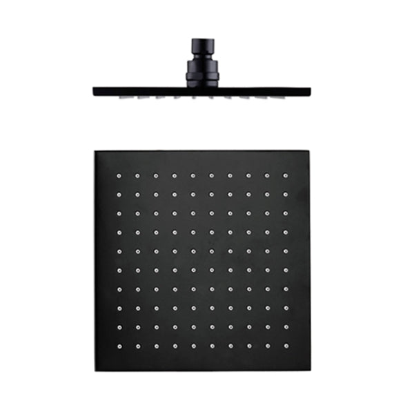 Nero 250mm Square Shower Head Matte Black