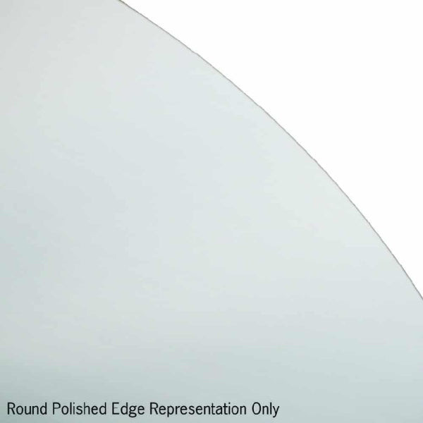 Thermogroup Round Polished Edge Mirror 500mm - 900mm