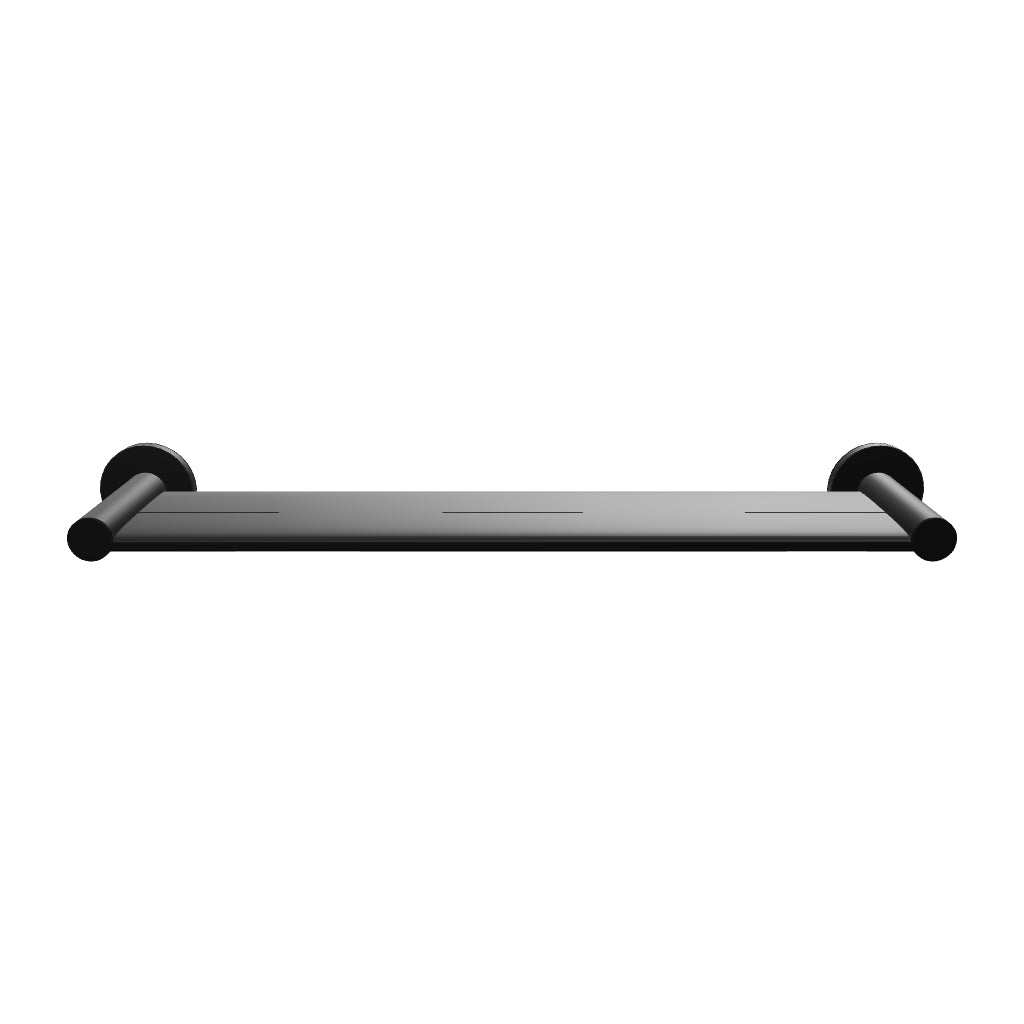 Phoenix Radii Metal Shelf Round Plate-Matte Black 450mm 3D Model - The Blue Space