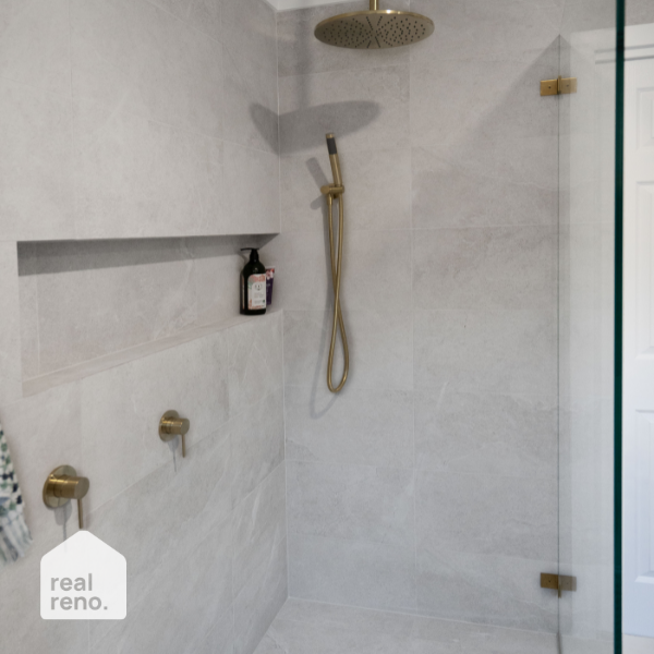 Meir Round Hand Shower on Swivel Bracket - Tiger Bronze