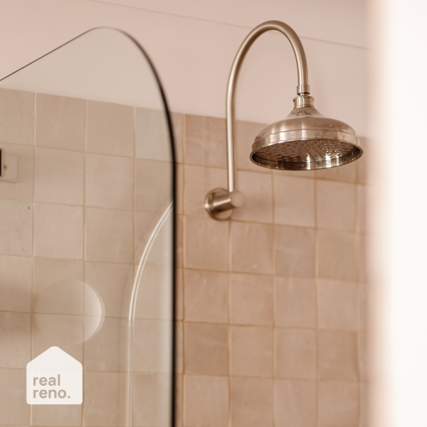 Phoenix Nostalgia Vintage Shower Arm & Rose Brushed Nickel