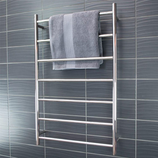 Radiant Round 7 Bar Non Heated Rail 700mmx1130mm Polished Stainless Steel