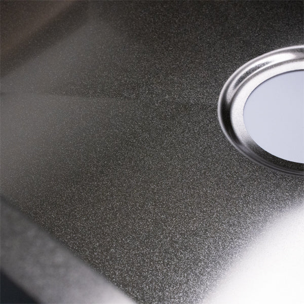 Meir Kitchen Sink Double Bowl 760mm x 440mm - Brushed Nickel