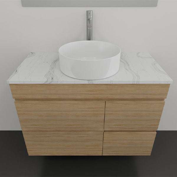 Timberline Bargo Wall Hung Vanity with Silksurface Top & Basin