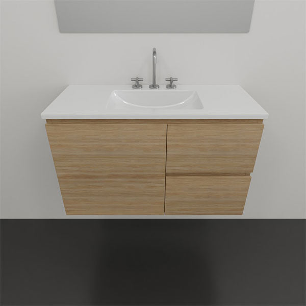 Timberline Florida Ensuite Wall Hung Vanity with Ceramic Top
