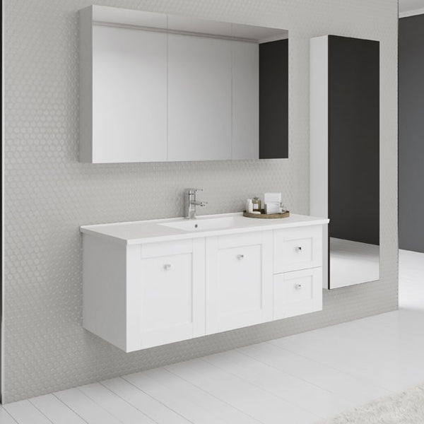 Timberline Victoria Wall Hung Vanity with Alpha Ceramic Top