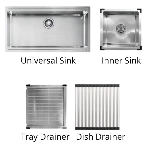 ADP Clovelly Universal 4 Piece Sink Set