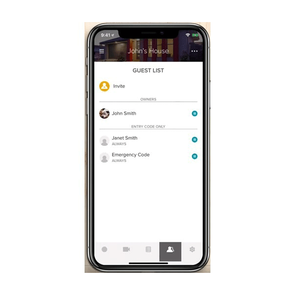Lockwood Yale Unity Entrance Lock mobile app