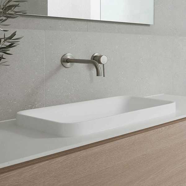 ADP Faith 495 x 260 Solid Surface Basin White