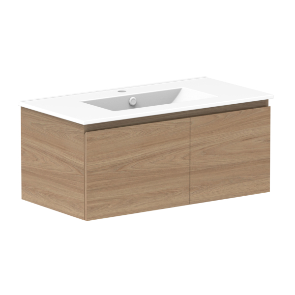 ADP Glacier Full Depth Door & Drawer Slim Ceramic Top 900mm Centre Bowl | The Blue Space