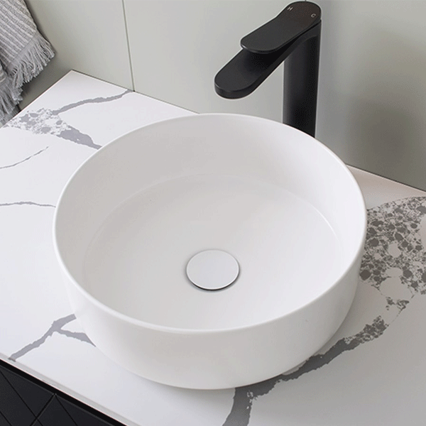 ADP Margot 360 x 360 Above Counter Basin - Gloss White